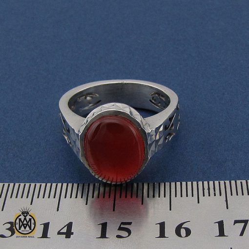 4 انگشتر عقیق یمن مردانه - کد 8414 - تصویر 4