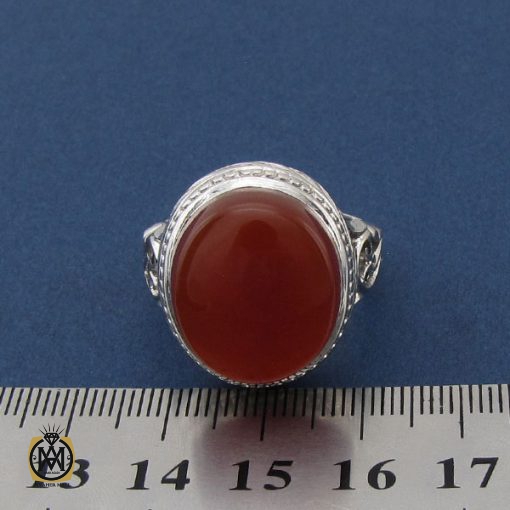 انگشتر عقیق یمن مردانه - کد 8415 - تصویر 4