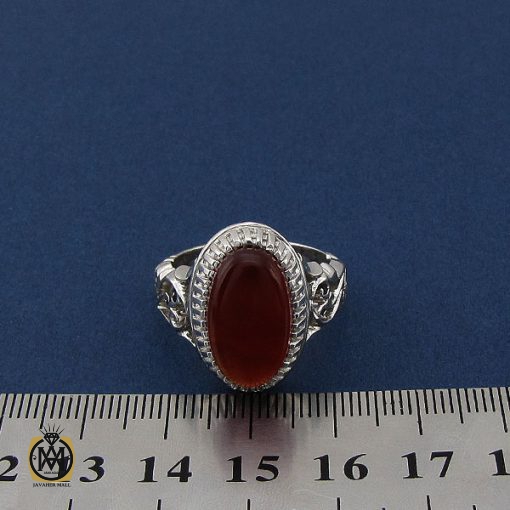 انگشتر عقیق یمن مردانه - کد 8416 - تصویر 4