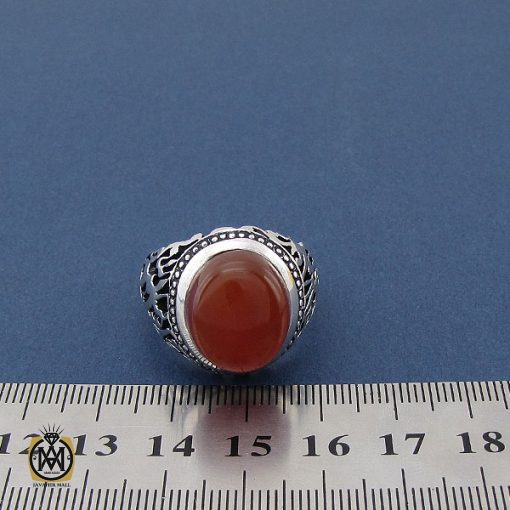 انگشتر عقیق یمن مردانه - کد 8422 - تصویر 4