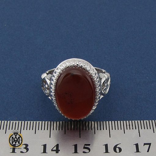 انگشتر عقیق یمن مردانه - کد 8426 - تصویر 4