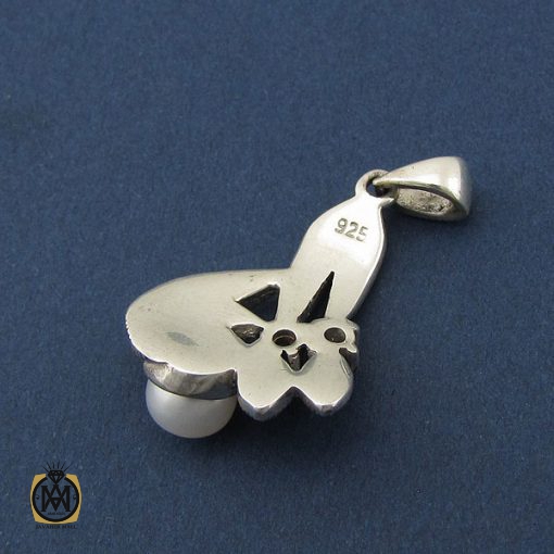 سرویس مروارید پرورشی اصل، جید و مارکازیت طرح کمند زنانه - کد 7062 - تصویر 5