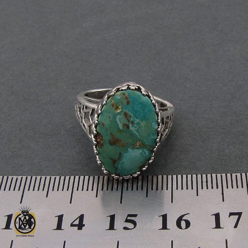 انگشتر فیروزه نیشابور زنانه طرح سحر - کد 2079 - تصویر 4