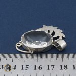 مدال کریستال اصل زنانه طرح ثمین- کد 3056 - تصویر 4