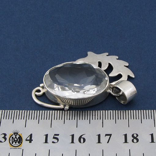 مدال کریستال اصل زنانه طرح ثمین- کد 3056 - تصویر 4