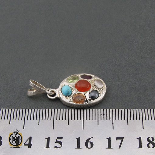 مدال هفت نگین نقره اسپرت - کد 3066 - تصویر 4