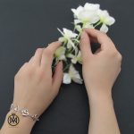 4 دستبند نقره زنانه طرح پروانه - کد1075 - تصویر 4