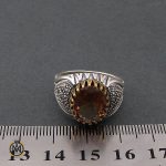 4 انگشتر زولتنایت و مارکازیت مردانه - کد 8436 - تصویر 4