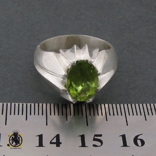 انگشتر زبرجد مردانه دست ساز - کد 8438 - تصویر 4