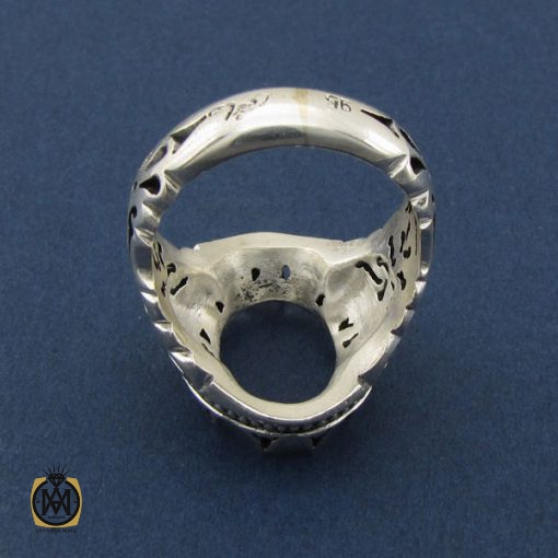 رکاب تک انگشتر مردانه دست ساز – کد 8454 - تصویر 4