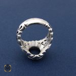 4 رکاب تک انگشتر مردانه دست ساز – کد 8456 - تصویر 4