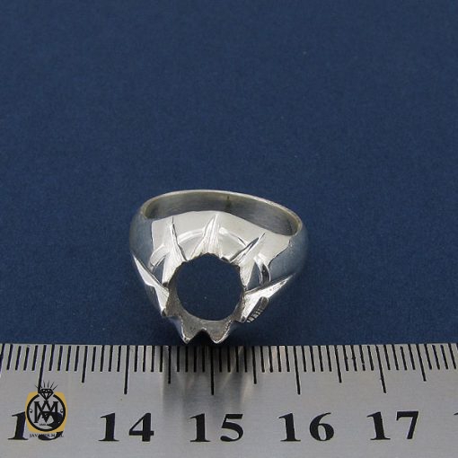 رکاب تک انگشتر مردانه دست ساز – کد 8458 - تصویر 4