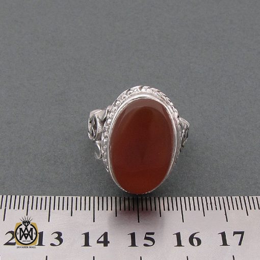 انگشتر عقیق یمن مردانه - کد 8484 - تصویر 4