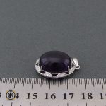 مدال آمتیست زنانه طرح شکوفه - کد 3104 - تصویر 4