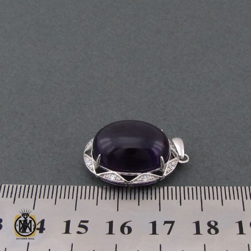 مدال آمتیست زنانه طرح شکوفه - کد 3104 - تصویر 4