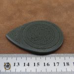 4 نگین تک یشم اشکی با حکاکی چهارده معصوم و آیت الکرسی - کد 9026 - تصویر 4