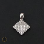 سرویس نقره زنانه پر نگین طرح هديه - کد 7091 - تصویر 4