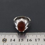 انگشتر عقیق یمن مردانه هنر دست استاد شرفیان - کد 8517 - تصویر 4