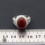 4 انگشتر عقیق یمن مردانه دست ساز - کد 8528 - تصویر 4