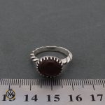 انگشتر عقیق قرمز اسپرت - کد 8380 - تصویر 4