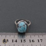 4 انگشتر فیروزه نیشابور زنانه طرح پریزاد - کد 2085 - تصویر 4