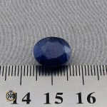 نگین تک یاقوت کبود آفریقایی و خوش رنگ - کد 9006 - تصویر 4