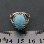 4 انگشتر فیروزه نیشابور زنانه طرح مهدیس - کد 2071 - تصویر 4