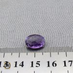 نگین ظریف تک آمتیست خوش رنگ - کد 9013 - تصویر 4