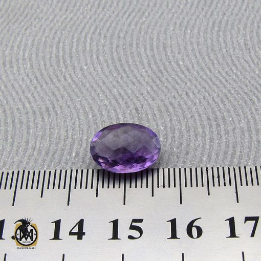 نگین ظریف تک آمتیست خوش رنگ - کد 9013 - تصویر 4