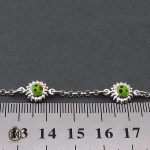 4 دستبند نقره بچه گانه طرح پرستو - کد 1068 - تصویر 4