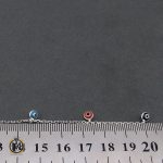 4 دستبند نقره طرح چشم زخم زنانه - کد 1073 - تصویر 4