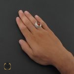 5 انگشتر عقیق یمن مردانه - کد 8418 - تصویر 5