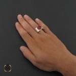 5 انگشتر عقیق یمن مردانه - کد 8421 - تصویر 5