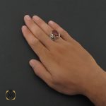 انگشتر عقیق یمن مردانه - کد 8425 - تصویر 5