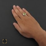 5 انگشتر زبرجد مردانه دست ساز - کد 8439 - تصویر 5