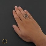 انگشتر حدید سینی با حکاکی و من یتق الله مردانه – کد 8444 - تصویر 5