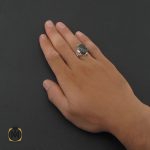 5 انگشتر حدید با حکاکی ان الحسین مصباح الهدی وسفینه النجاه مردانه – کد 8448 - تصویر 5