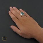5 انگشتر حدید سینی مردانه با حکاکی عین علی و سه جلاله – کد 8451 - تصویر 5