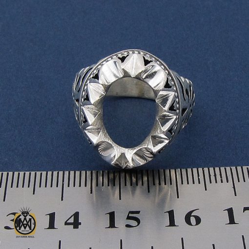 رکاب تک انگشتر مردانه دست ساز – کد 8454 - تصویر 5