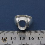 رکاب تک انگشتر مردانه دست ساز – کد 8455 - تصویر 5