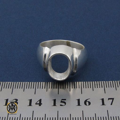 رکاب تک انگشتر مردانه دست ساز – کد 8455 - تصویر 5