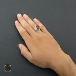 5 انگشتر عقیق یمن مردانه دست ساز - کد 8494 - تصویر 5