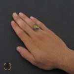5 انگشتر حدید سینی با حکاکی ان الحسین مصباح الهدی و سفینه النجاه مردانه - کد 8358 - تصویر 5