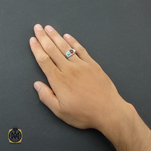 5 انگشتر پنج نگین رینگی دست ساز - کد 8495 - تصویر 6