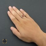 انگشتر عقیق یمن شرف الشمس مردانه رکاب صفوی - کد 8497 - تصویر 5