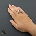5 انگشتر عقیق یمن مردانه دست ساز - کد 8500 - تصویر 5