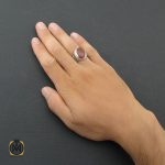 5 انگشتر عقیق یمن مردانه دست ساز - کد 8501 - تصویر 5