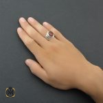 انگشتر عقیق یمن مردانه دست ساز - کد 8513 - تصویر 5