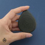 5 نگین تک یشم اشکی با حکاکی چهارده معصوم و آیت الکرسی - کد 9026 - تصویر 5