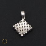 سرویس نقره زنانه پر نگین طرح هديه - کد 7091 - تصویر 5